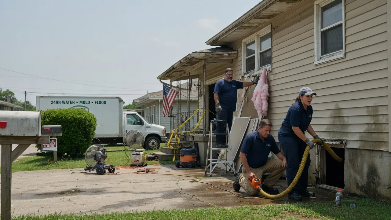 Water Damage Repair in Breaux Bridge, LA near me